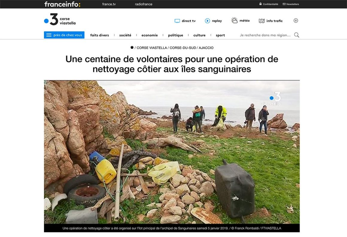 Une centaine de volontaires pour une opération de nettoyage côtier aux îles sanguinaires